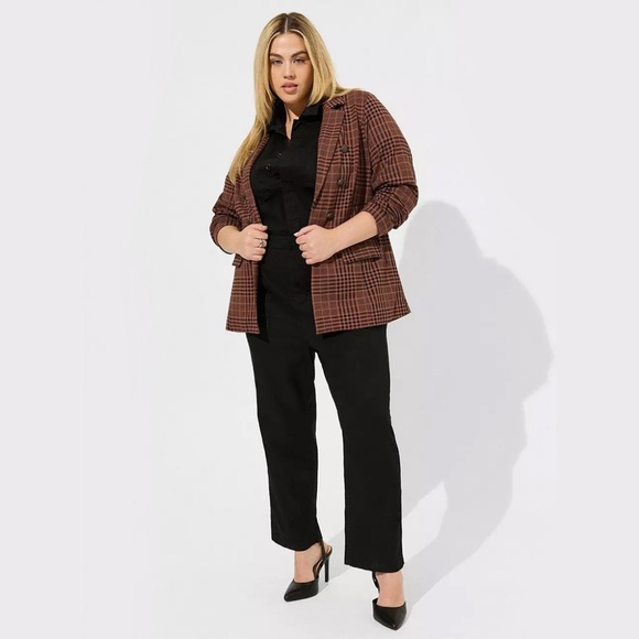 Ponte Double Breasted Relaxed Blazer - Picture 3 of 4